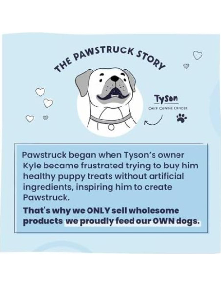 Pawstruck 5-20 cm Palitos de Carne de Res para Perros 1 kg