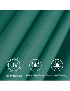 Funda Paraguas Patio Sunnyglade 7.5 pies Verde Oscuro 2