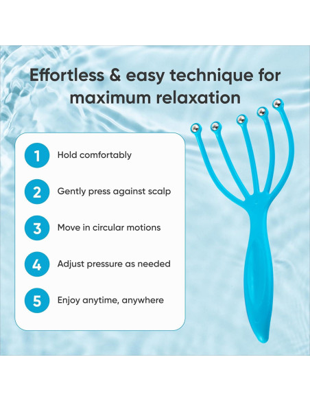 Masajeador de Cabeza OFXDD ST3476 Portátil para Relajación