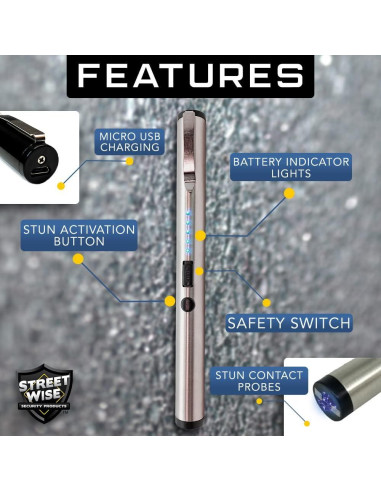 Bolígrafo Taser Streetwise 25,000,000 para Autodefensa
