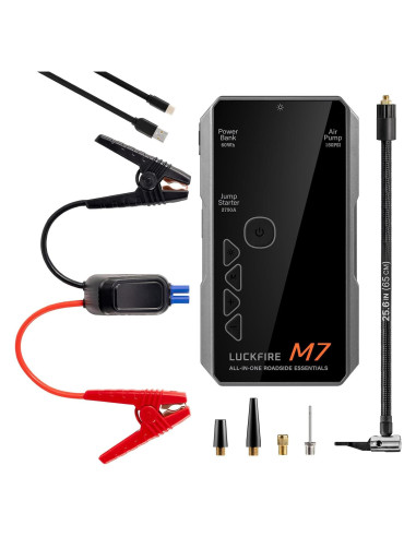 Arrancador de Batería Luckfire M7 2750A con Compresor