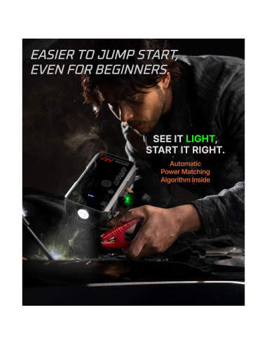 Arrancador de Batería Luckfire M7 2750A con Compresor