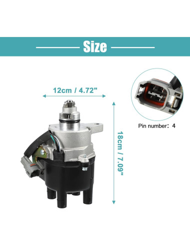 Distribuidor de Encendido X AUTOHAUX para Toyota Corolla 1.6L 1.8L
