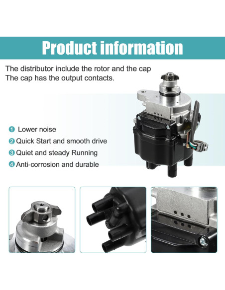 Distribuidor de Encendido X AUTOHAUX para Toyota Corolla 1.6L 1.8L