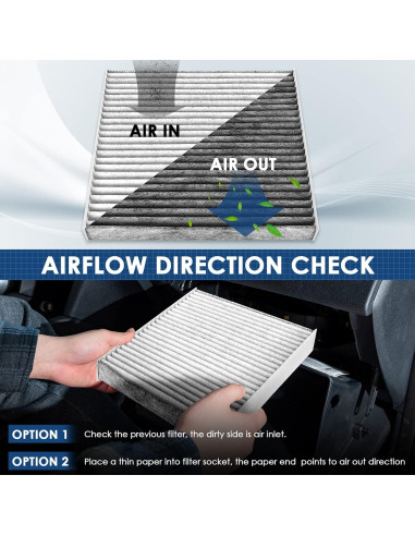 Filtro de Aire de Cabina Kurimup SCF10374S con Carbón Activado