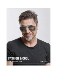 Gafas de sol LUENX Aviador Polarizadas UV400 61mm Hombres 2