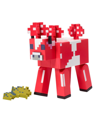 Figura Mooshroom Minecraft Mattel 12,7 cm articulada