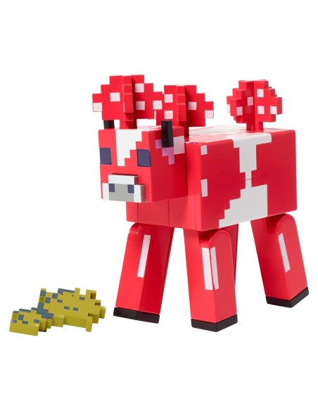 Figura Mooshroom Minecraft Mattel 12,7 cm articulada