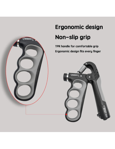 Fortalecedor de Agarre Uvedabul 5-100 kg Ergonómico