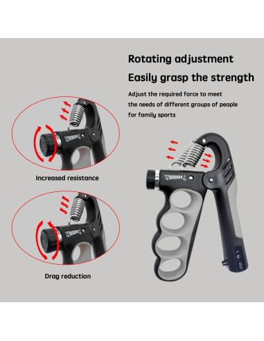 Fortalecedor de Agarre Uvedabul 5-100 kg Ergonómico