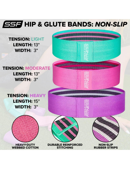 Banda de Activación de Cadera Serious Steel Fitness Verde