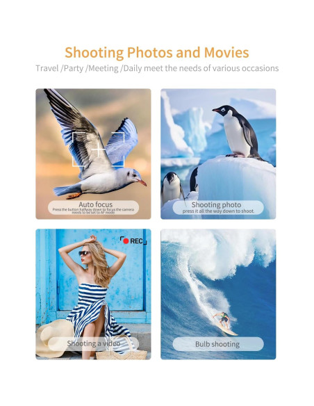 Control Remoto Inalámbrico Aodelan para Cámara Sony ZV-E10, FX3