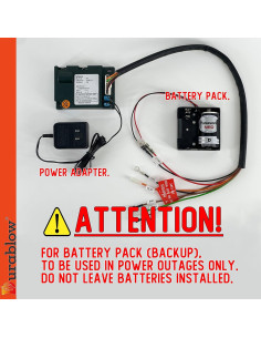 Batería 3V DC Durablow para Chimenea IPI Dexen DC594 2