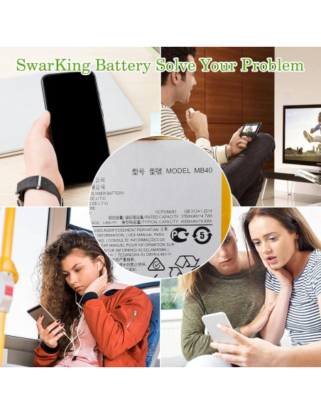 Batería Reemplazo Moto Edge 20 MB40 4000mAh Kit Reparación