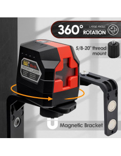 Nivel Láser Bio-th BT-2G Verde Auto-Nivelante 30.48 m 2