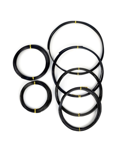 Kit Alambre para Bonsai MoHern 152 Pies 6 Tamaños Aluminio