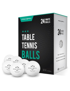 Pelotas de Ping Pong PRO SPIN 3 Estrellas Blancas 40mm