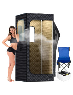 Sauna de Vapor Portátil Adamson SAUNAB1 2.6L + Silla + Control