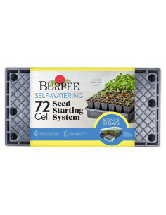 Bandeja de Inicio de Semillas Autorriego Burpee 72 Celdas