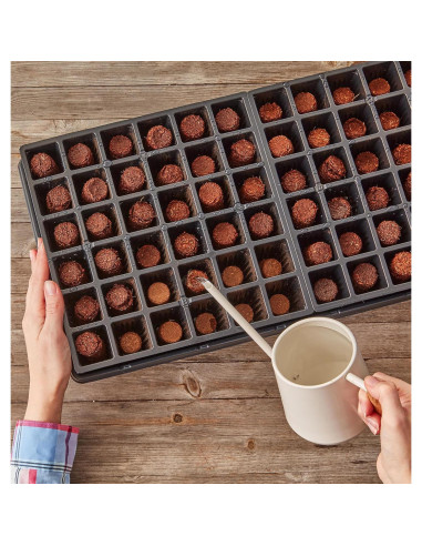 Bandeja de Inicio de Semillas Autorriego Burpee 72 Celdas