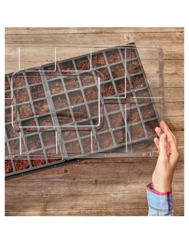 Bandeja de Inicio de Semillas Autorriego Burpee 72 Celdas