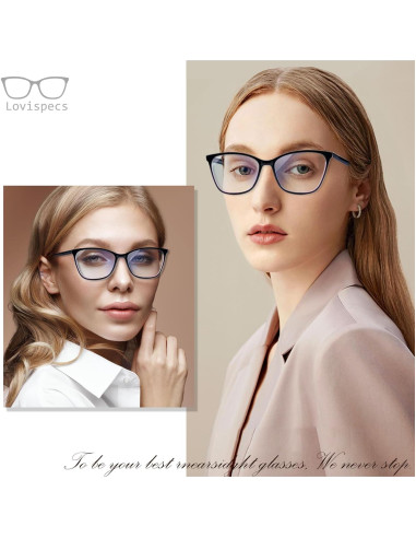 Gafas de Distancia Lovispecs para Mujeres - Ojo de Gato 0.5D