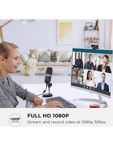 Webcam AVerMedia PW310P 1080p 30fps con Autofocus