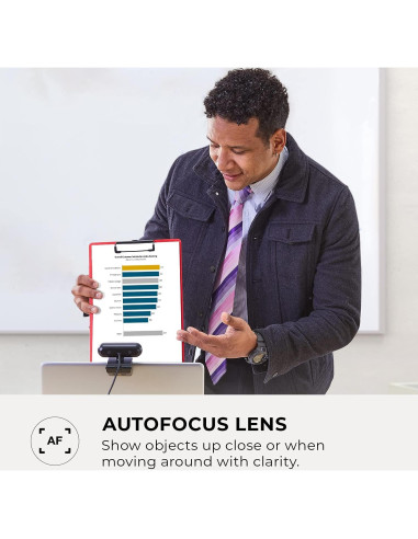 Webcam AVerMedia PW310P 1080p 30fps con Autofocus