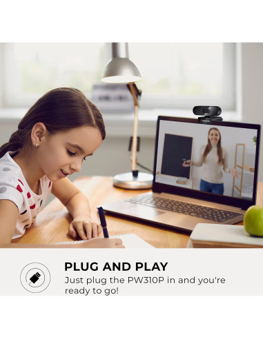 Webcam AVerMedia PW310P 1080p 30fps con Autofocus