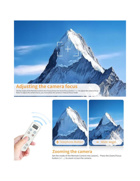 Control Remoto Inalámbrico Aodelan para Cámara Sony ZV-E10, FX3