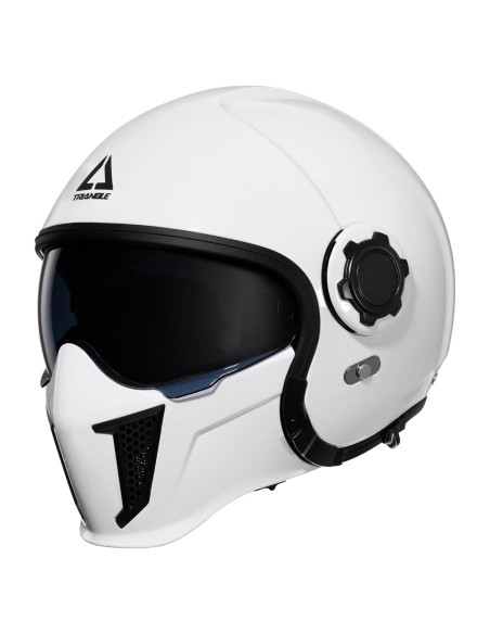 Casco Abierto TRIANGLE OP12A Blanco XXL para Motocicleta