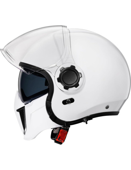 Casco Abierto TRIANGLE OP12A Blanco XXL para Motocicleta