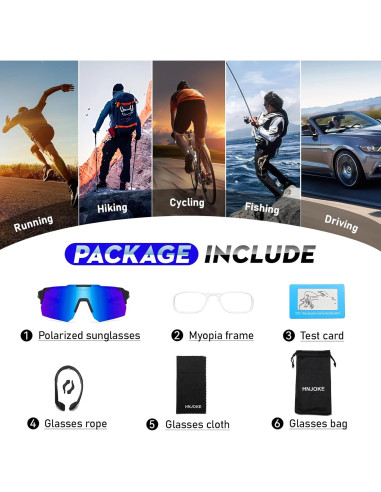 Gafas de sol deportivas Polarizadas UV400 para ciclismo