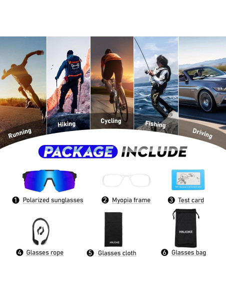 Gafas de sol deportivas Polarizadas UV400 para ciclismo