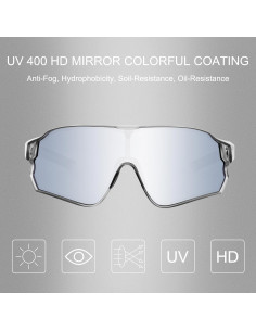 Gafas de sol ROCKBROS polarizadas UV400 para ciclismo 2