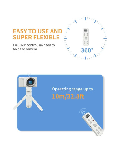 Control Remoto Inalámbrico Aodelan para Cámara Sony ZV-E10, FX3