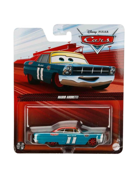 Vehículo Die-Cast Mario Andretti Disney Pixar Cars 3 1:55