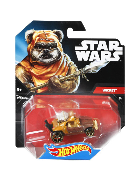 Hot Wheels Star Wars Coche Wicket 1:64 Coleccionable