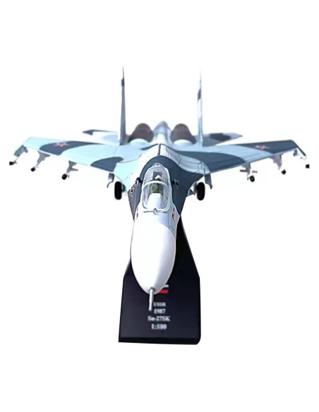 Modelo de Avión SU-27 Ruso DAGIJIRD 1:100 Diecast