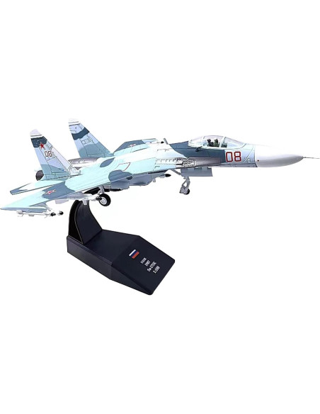 Modelo de Avión SU-27 Ruso DAGIJIRD 1:100 Diecast