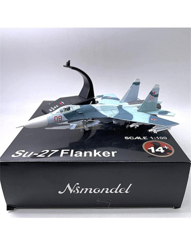 Modelo de Avión SU-27 Ruso DAGIJIRD 1:100 Diecast