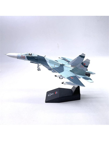Modelo de Avión SU-27 Ruso DAGIJIRD 1:100 Diecast