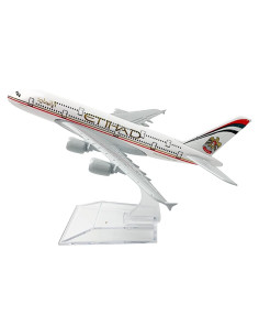 Modelo de Avión DAGIJIRD A380 Etihad Escala 1/400