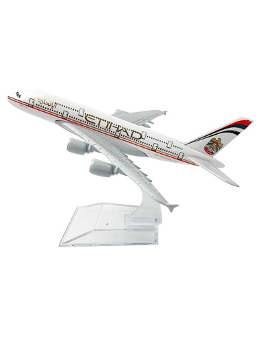 Modelo de Avión DAGIJIRD A380 Etihad Escala 1/400