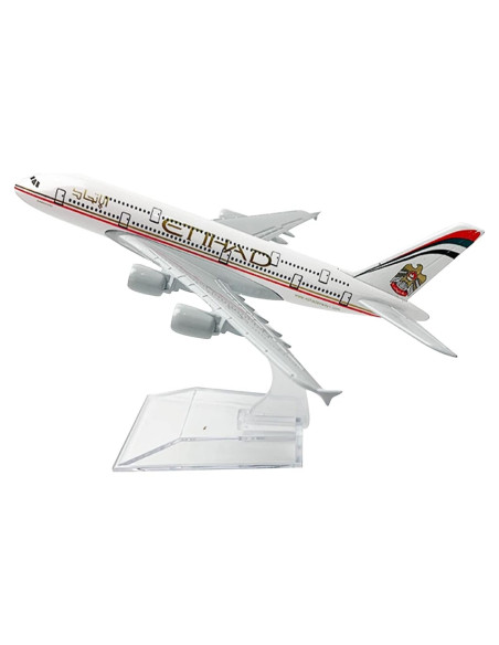 Modelo de Avión DAGIJIRD A380 Etihad Escala 1/400