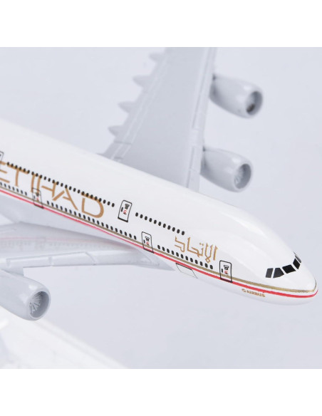 Modelo de Avión DAGIJIRD A380 Etihad Escala 1/400