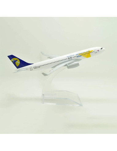 Modelo de Avión B767 Aerolíneas Mongolianas DAGIJIRD 16x10x9cm