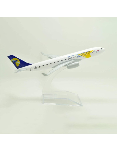 Modelo de Avión B767 Aerolíneas Mongolianas DAGIJIRD 16x10x9cm