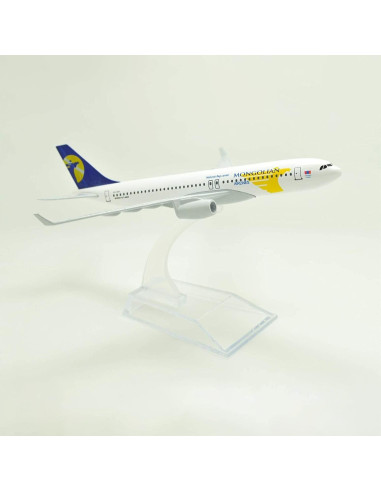 Modelo de Avión B767 Aerolíneas Mongolianas DAGIJIRD 16x10x9cm