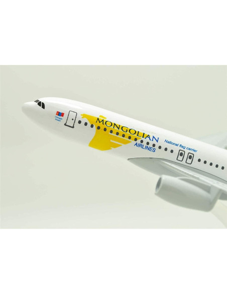 Modelo de Avión B767 Aerolíneas Mongolianas DAGIJIRD 16x10x9cm